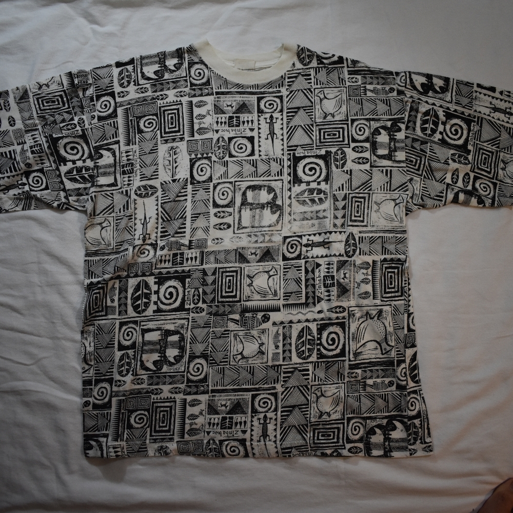 African Style Printed T shirt